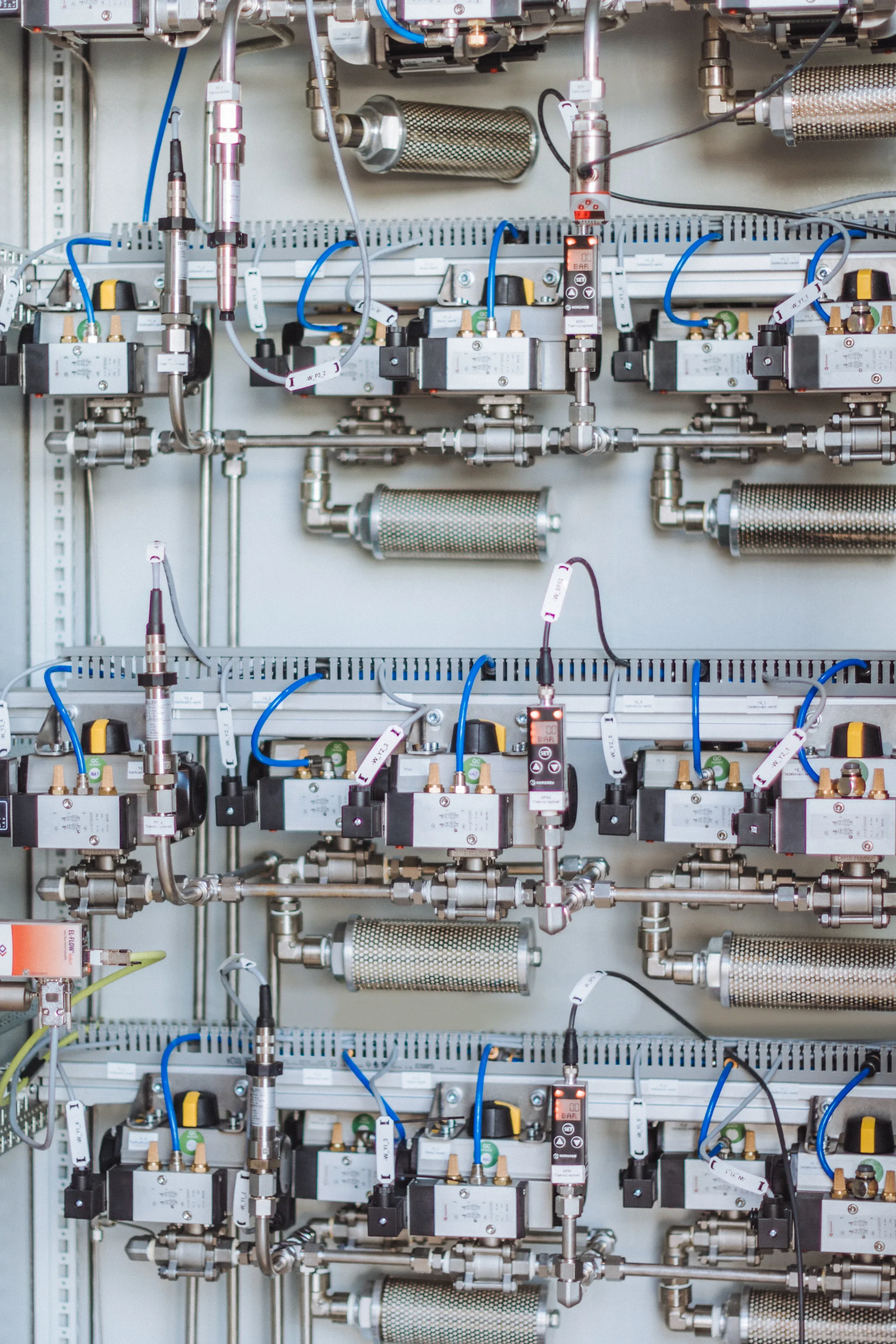 IMI Industrial pneumatic installation